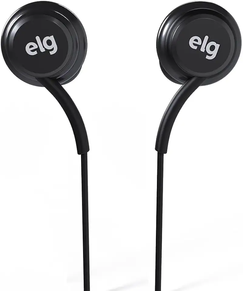 Fone de Ouvido Intra-Auricular Tipo-C com Fio, Cabo 1,2m, Preto, EPTCBK, ELG