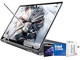 Samsung Galaxy Book4 360 2 in 1 AI Copilot PC Laptop,15.6' FHD AMOLED Touchscreen, 10-core Intel Core 7 150U(i7-1355U, 5.4 GHz), Backlit, Fingerprint, W/128GB PSD&Stylus, Win11 PRO(16GB|2TB SSD)