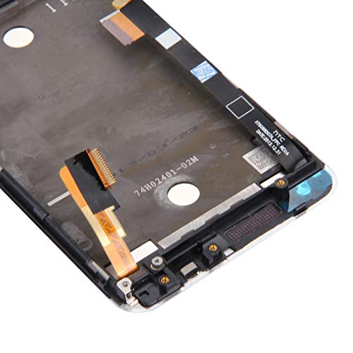 Écran LCD HTC One M7 vitre tactile de numériseur assemblage de remplacement argent - 5