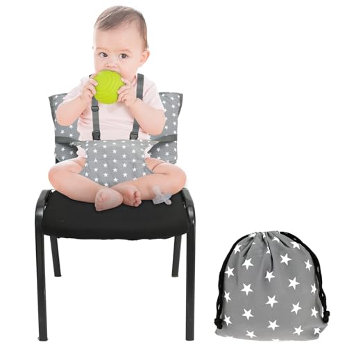 Image of Baby High Chair Safety Seat Harness, Comfortable High Chair, Harness, Feeding Chair Cushion Harness, Portable High Chair Pad with Adjustable Strap for Infant Eating Feeding (Style 1)