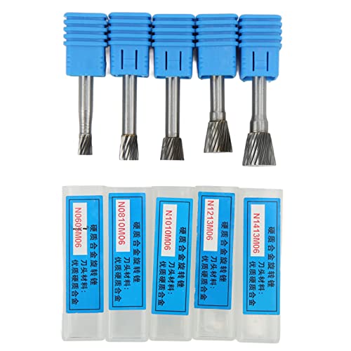 Juego de fresas rotativas de carburo con mango 6 mm miniatura 1