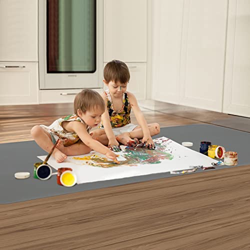 Warome Silicone Mats For Kitchen Counter,78.7”X 23.6” Heat Resistant Mat,Extra Large Countertop Protector Mat,Nonstick Kitchen Counter Mat,Waterproof Silicone Mats For Crafts And Painting- Gray #TOP6