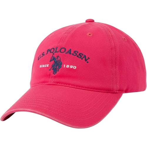 Image of U.S. Polo ASSN. Unisex Adult Baseball Cap, 100% Cotton Adjustable Dad Hat for Men and Women, Since 1890 and Horse Logo