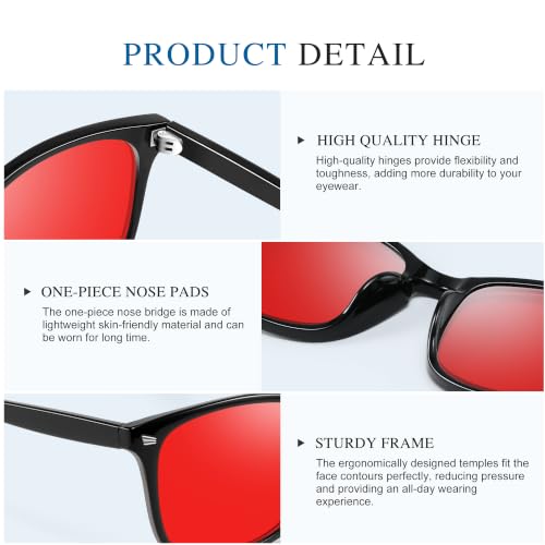 Image of Blue Light Glasses For Woman Men - Anti Eyestrain UV Protection Computer Gaming Eyeglasses Blue Light Blocking Glasses