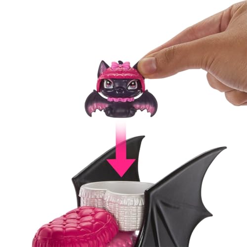 Draculaura y su Scooter Monster High miniatura 7
