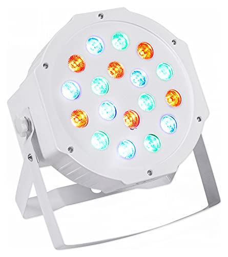 Rockville Led Rgb Compact Par Can Dj/Club/Stage Dmx Wash Light - White Rockpar50 Wht #TOP1