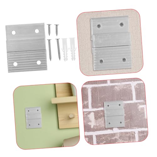 Image of Heavy Duty Z Shaped French Cleat Picture Hanging Kit Interlocking Wall Mount Brackets for Mirrors Artwork and Photo Frames Includes Screws and Level Tool