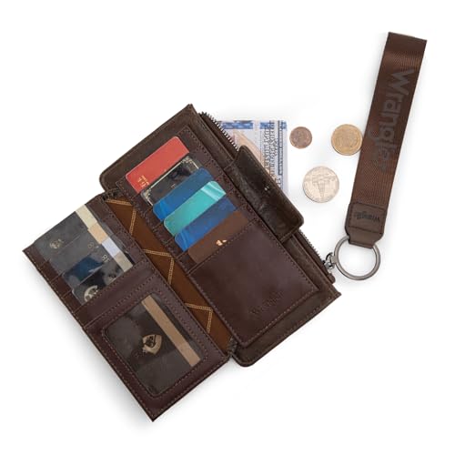 X Wrangler Wristlet Wallets for Women Western Clutch Wallet Card Cases & Money Organizers Bifold Wallet with Zipper Pocket
