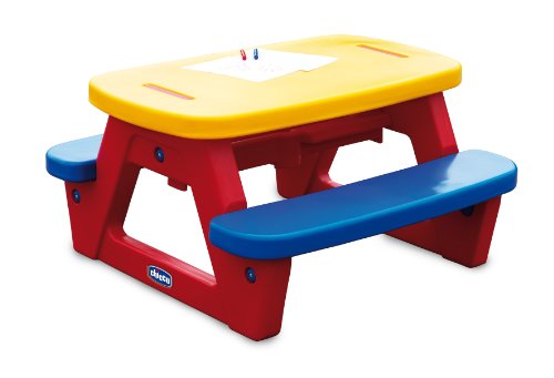 Preisvergleich Produktbild Chicco 30700 - KS Kinder Picknick Tisch mit 2 Bänken und Spieltischmöglichkeit
