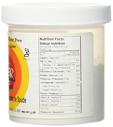 Aluminum-Free Baking Soda Substitute By Ener-G | Gluten Free, Vegan, Nut Free, Non-Gmo, Kosher | 5.3 Oz Package #TOP1