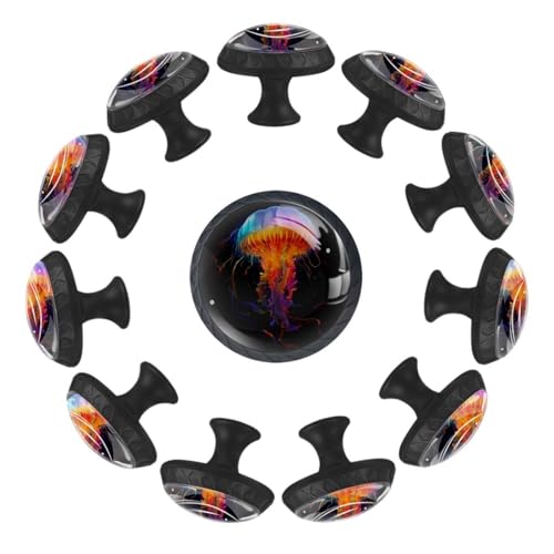 Boutons de tiroir en verre cristal Acaleph durables contre l'usure - 2