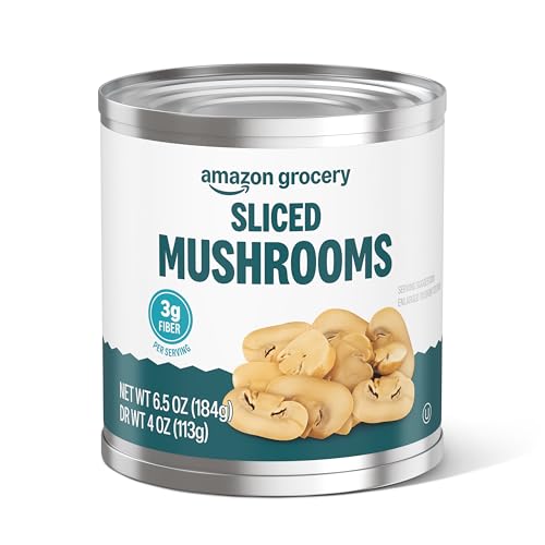 Amazon Grocery, Sliced Mushrooms, 6.5 Oz (Previously Amazon Fresh Packaging May Vary)