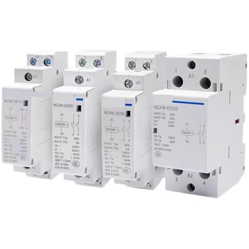 Contacteur CHINT NCH8 20A 2NO pour tableau électrique monophasé 230V