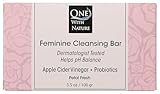 One With Nature Feminine Cleansing Bar Soap Petal Fresh 3.5 oz Bar Soap