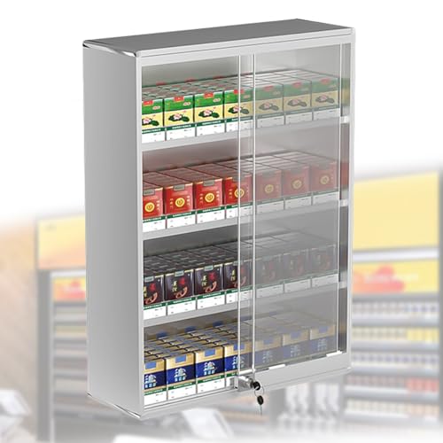 Présentoir automatique à cigarettes mural anti-désordre pour supérette