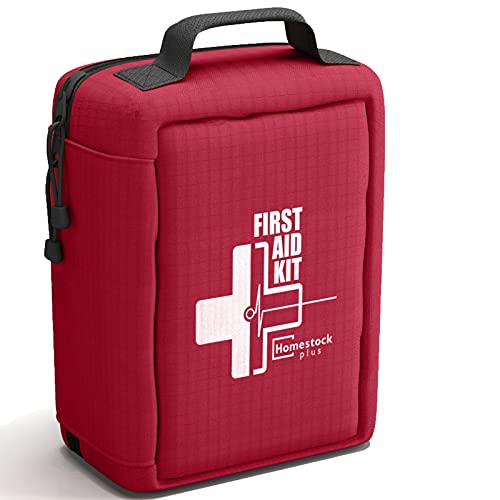 ã2021 NewãProfessional First Aid Kit, Trauma Kit with Labelled Compartments Molle System for Car, Hiking, Backpacking, Camping, Traveling, and Cycling