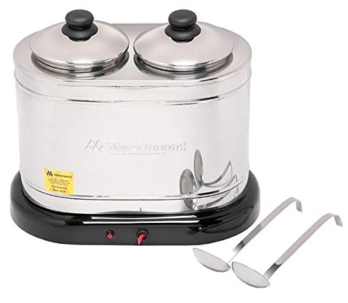 Derretedeira Comercial 2 Cubas, 1 kg, 127V, Marchesoni Master, Inox