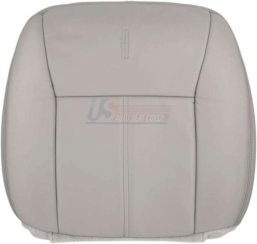 2008 2009 2010 2011 fits Lincoln Town Car Passenger Top Leather Cover Gray