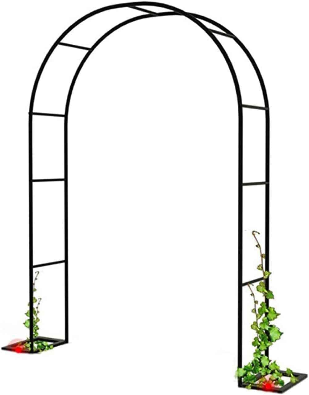 Large Garden Arch, Extra Wide 300/350Cm Garden Arbor Archway, Rose Arch for Roses Climbing Plants Support Wedding Arch Extra Tall Pergola Trellis Grape Vines Archway,W1.4M*H2.3M