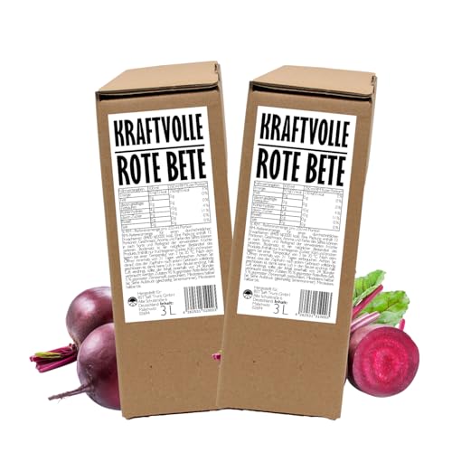PRESSTER Frischer Saft 100% Rote Bete 2x3L Kaltgepresst