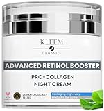 Retinol Face Cream with Hyaluronic Acid & Vitamin E – Anti-Wrinkle Firming Night Cream - Hydrating Night Moisturiser to Reduce Lines and Wrinkles. For Sensitive Skin, 50ml