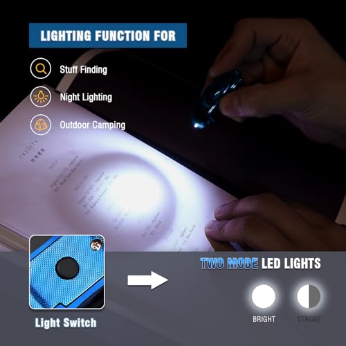 Image of SOMGEM Creative Key Chain Car Keychain Flashlight with 2 Modes LED Lights