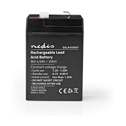 Pile Rechargeable NEDIS 6V 4500mAh Cover