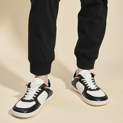 Image of Barefoot Wide Toe Box Shoes for Men - Minimalist Barefoot Dress Sneakers Zero Drop Slip on Non Slip for Walking