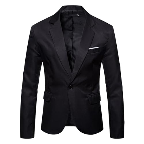 Mens Casual Blazer Jacket Lightweight Sports Coat Big and Tall One Button Business Office Suit Regular Fit Textured4