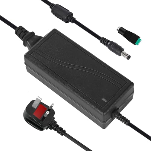 24V Power Supply Adapter 144W 6A AC 100-240V to DC 24V Transformer with 5.5 x2.5mm DC Output Jack LED Power Supply 24 Volt for LED Lights.