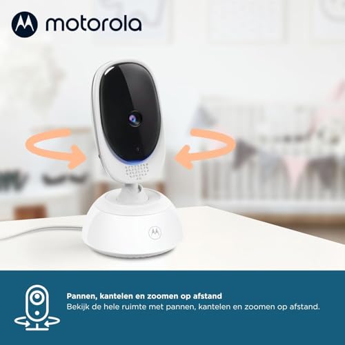 Motorola Nursery VM75 Babybewakingscamera - Babyfoon met 5 inch ouderunit - Babycamera met nachtzicht, digitale zoom, tweerichtingscommunicatie en slaapliedjes - Afbeelding 5