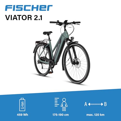 Fischer E-Bike Trekking VIATOR 2.1 Active, Elektrofahrrad für Damen und Herren, RH 50, 459Wh, Heckmotor 50Nm, 48V – Bild 3
