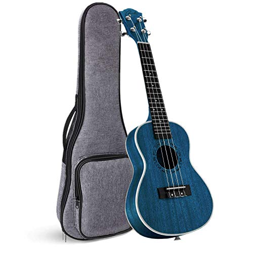 Concert Ukulele Ranch 23 inch Professional Wooden ukelele Instrument with Free Online 12