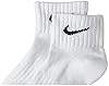 Nike Men's U Nk V Cush Ankle-3p Value Ankle Socks, White, Pack of 3 (size: Large) #1