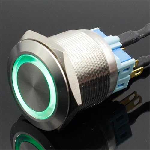 Interruptor de 25mm con enchufe para salpicadero náutico y sistemas domésticos de 220V 3