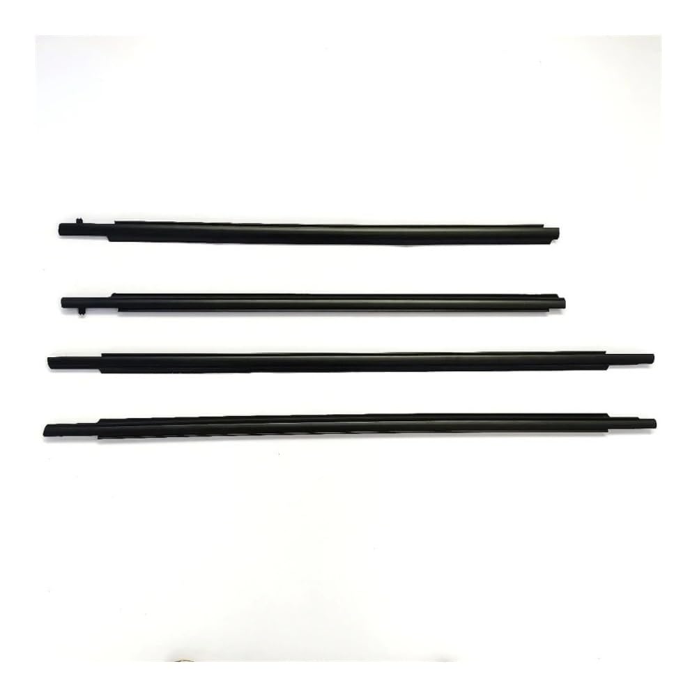 Sealing Strip 4Pcs Window Glass Outer Weatherstrip for Toyota for Estima/Previa 2.4/3.5 ACR50 GSR50 2006-2019 Waterproof Pressure Seal Strip Trims