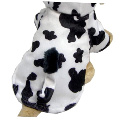Disfraz para perro patrón vaca tamaño M miniatura 4