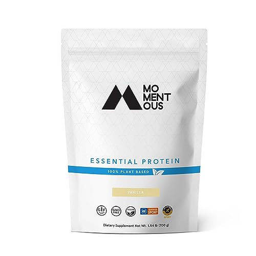 Momentous Essential PlantBased Pea and Rice Protein Powder, Vegan