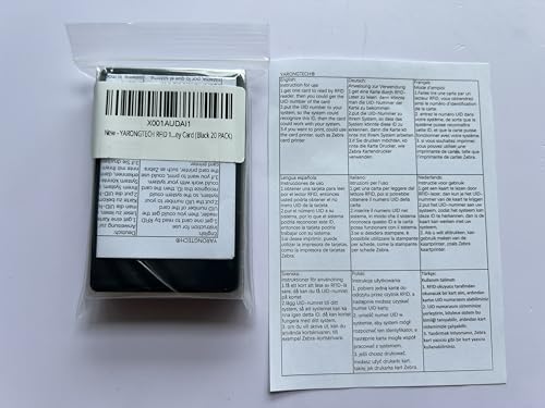 YARONGTECH RFID 125KHz Writable Rewritable T5577 RFID White Black Key Card (Black 20 PACK) - Image 4