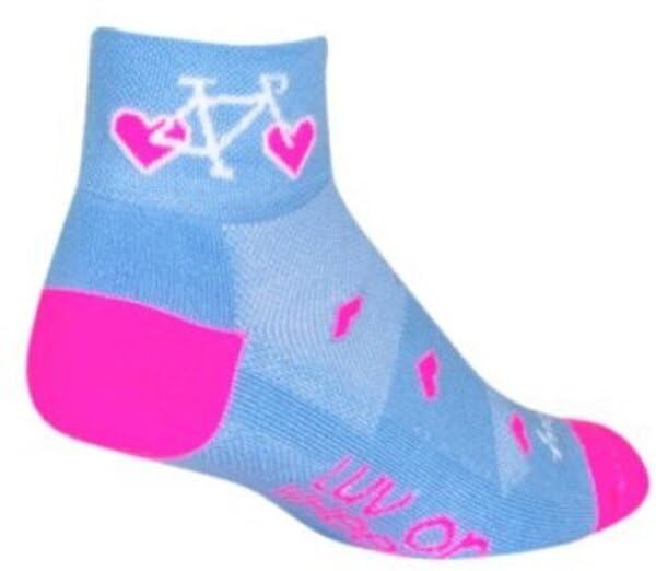 SockGuy Unisex Wheel Luv 2in Ankle Athletic Cycling/Running Socks2