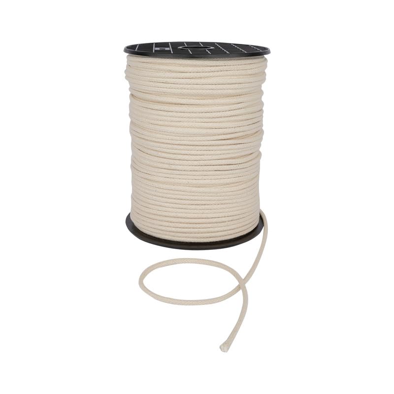 Natural Piping Cord Sewing, Cushions, Upholstery - Cushion 4mm, Seam Binding, Edging Trim, Sewing (Natural,10m) (PIPCRD_4mm_N_10m)