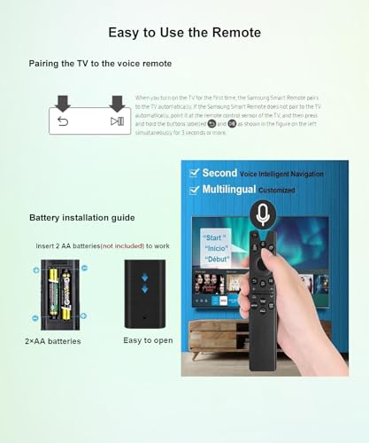 Télécommande vocale pour Samsung QLED idéale pour vos soirées cinéma