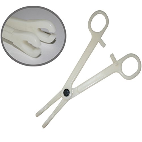 New Star Tattoo 10pcs Disposable Slotted Navel Forceps Clamp Plier Tattoo Piercing Tool