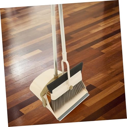VICASKY Besen und Kehrschaufel Set mit Langem Stiel Magnetische Verbindung Leichtes Design Dichte Borsten für Effiziente Reinigung Haarschmutz Besen für Haushalt Praktische Aufhängung – Bild 6