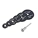 Akozon Hoja de sierra circular 7pcs HSS Discos Corte Diamante Rotatorio Conjunto de HSS Sierra circular para la Madera, plástico, fibra de vidrio, cobre, aluminio y metal Hoja delgada