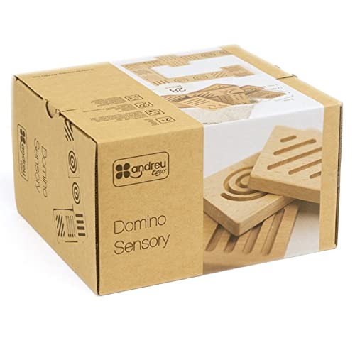 Juego de Dominó Sensorial de Madera Andreu Toys miniatura 5