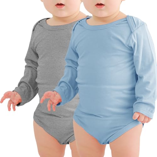 Image of Jimonda Baby Bodysuit Long Sleeve Infant Romper Soft Boy Girl Unisex Newborn Clothes One Piece Outfits Summer Fall