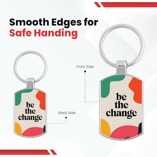 Image of Premium Printed Metal Keychain for Men & Women | High-Definition Artwork Print | Durable Key Ring for Car, Bike, Home & Office Keys | Stylish Decorative Key Holder Gift
