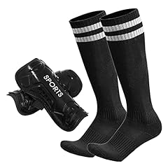 Shin Guards with Socks, Black