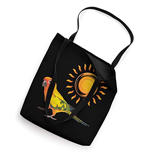 Bolso tipo tote con diseño de loro Sun Conure y sol radiante miniatura 2